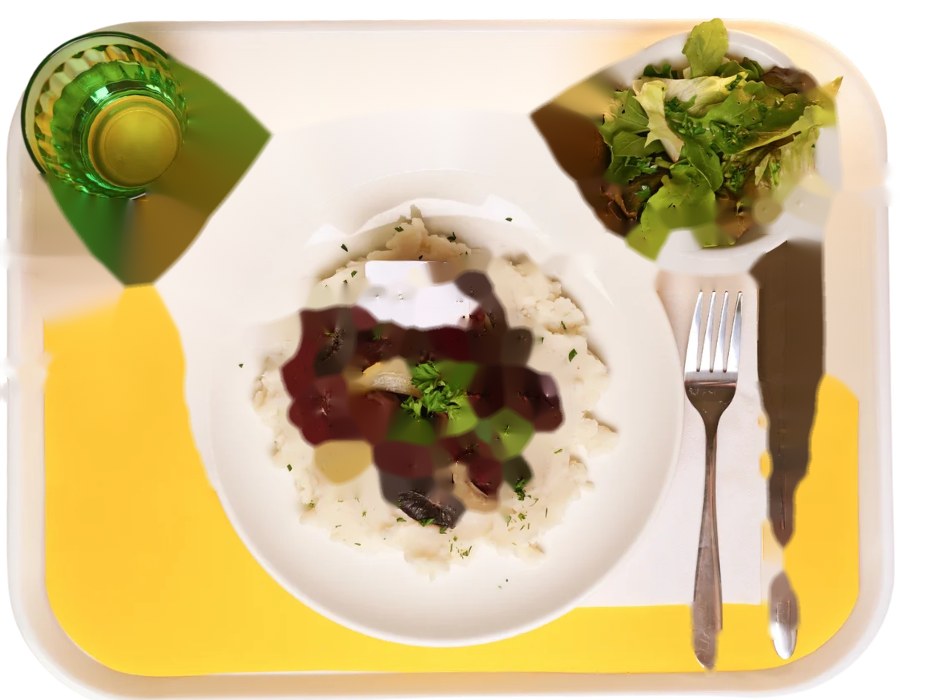 Plateau chili de haricots rouges et riz