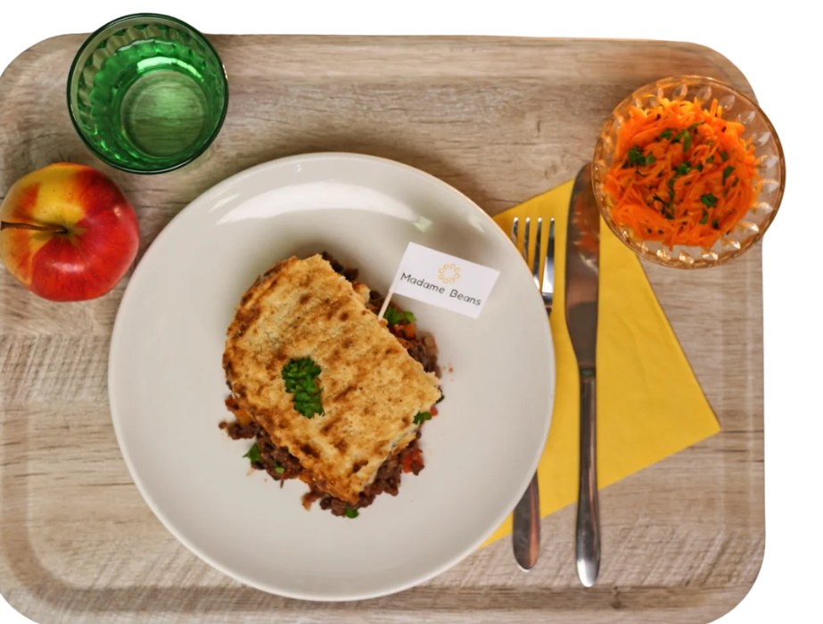 Plateau parmentier de légumineuses