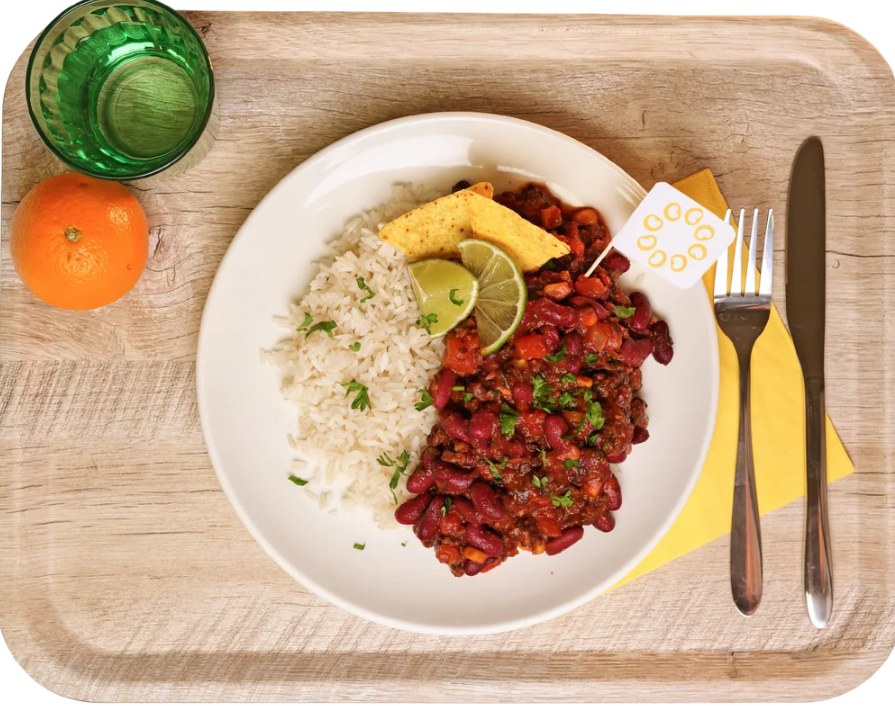 Plateau haricots rouges, riz et houmous de betterave