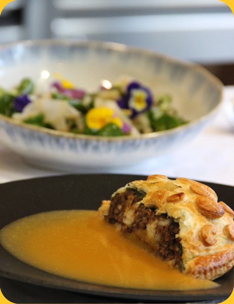 Assiettes gastronomiques à base de légumineuses